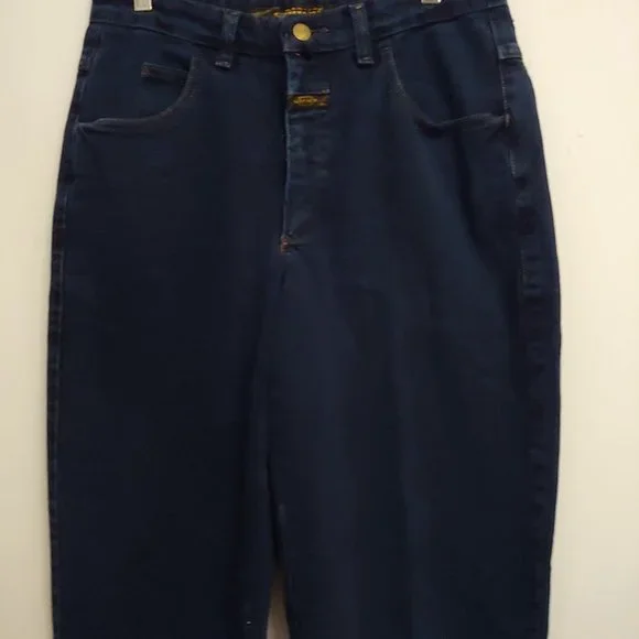 Marith Francois Girbaud Denim high waisted size 11/12 dark wash - Picture 2 of 13